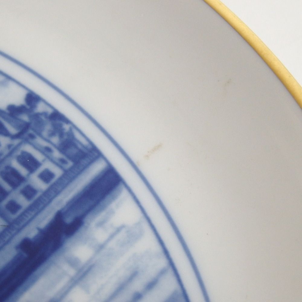 MEISSEN マイセン イヤープレート 新日本管財記念品 磁器 26-594(9