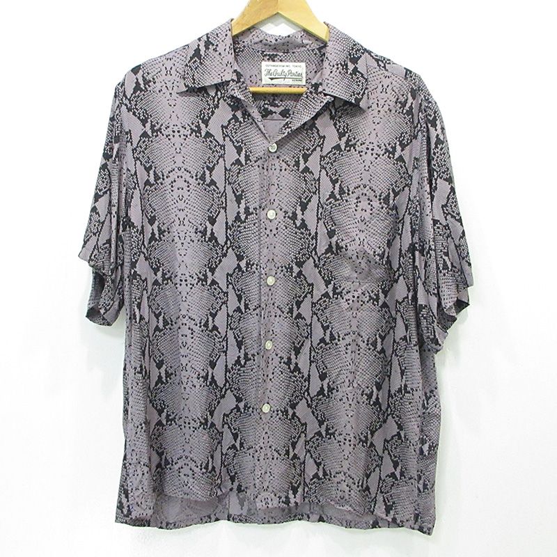 三重本店】 中古 WACKOMARIA | ワコマリア PYTHON OPEN COLLAR