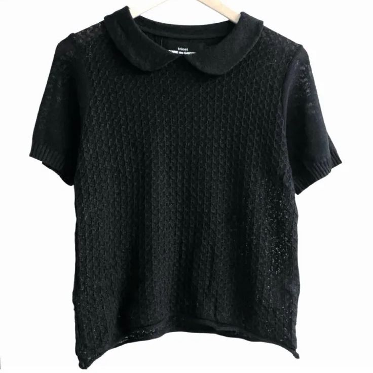 ヴィンテージ 90s AD1995 tricot COMME des GARCONS トリコ コム デ ギャルソン 半袖 ニット TN-020180