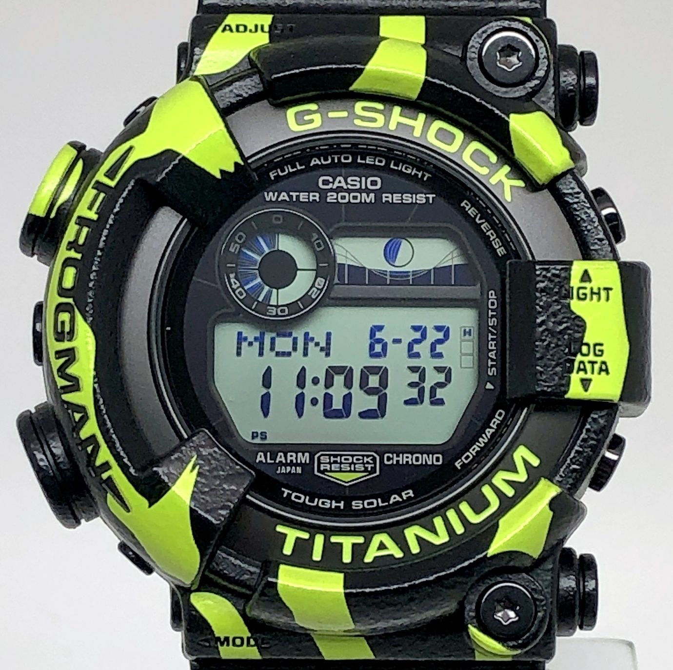 G-SHOCK ジーショック GW-8200TPF-1 フロッグマン ミスジヤドクガエル 毒蛙 蛍光グリーン スプレー塗装 2025年12月発売