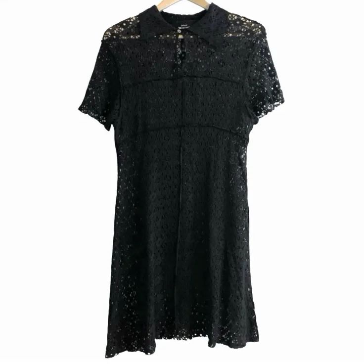 ヴィンテージ 90s AD1992 tricot COMME des GARCONS トリコ コム デ ギャルソン 半袖 レース ワンピース TB-020310