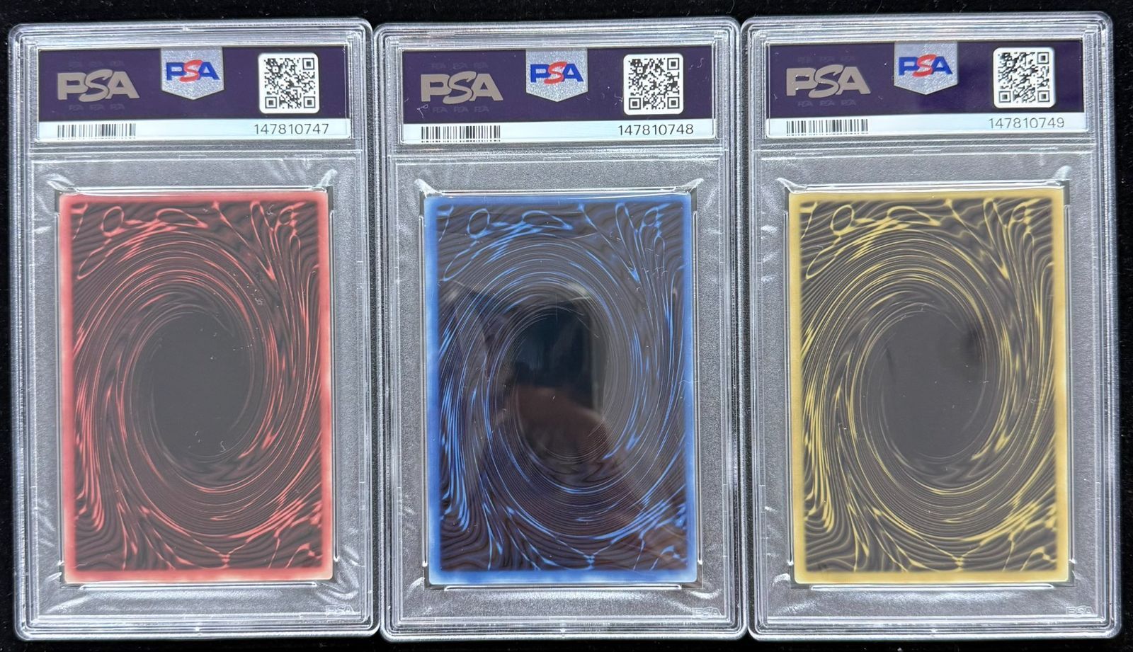 遊戯王 三幻神 ステンレス psa10 3連番 オベリスク オシリス ラー