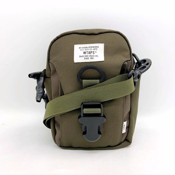 wtaps ショルダーバック オリーブ WTAPS ダブルタップス ショルダーポーチ レコナサンスポーチ カバン