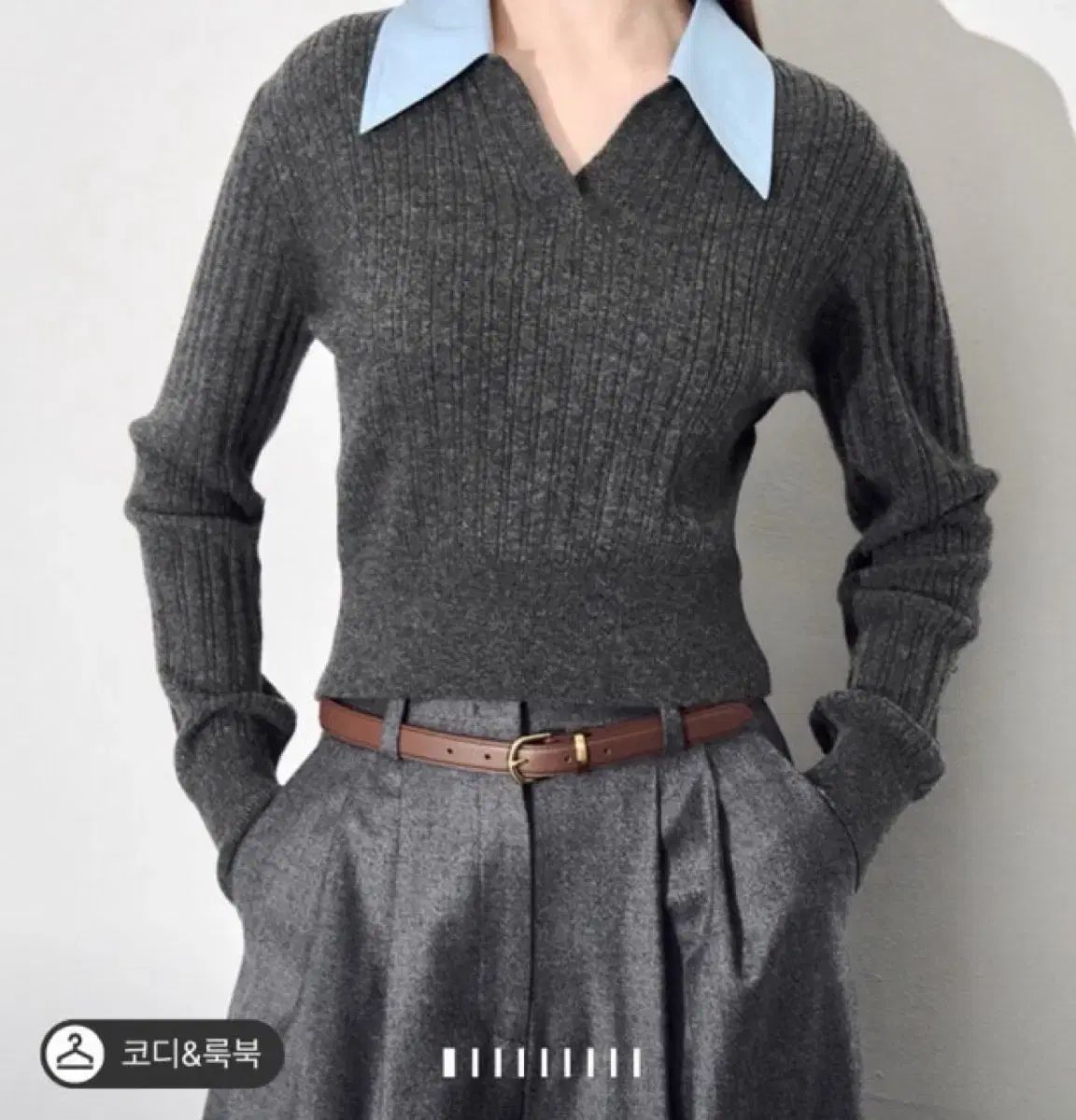 タイム デザインテープ detachable kara ニット The HANDSOME