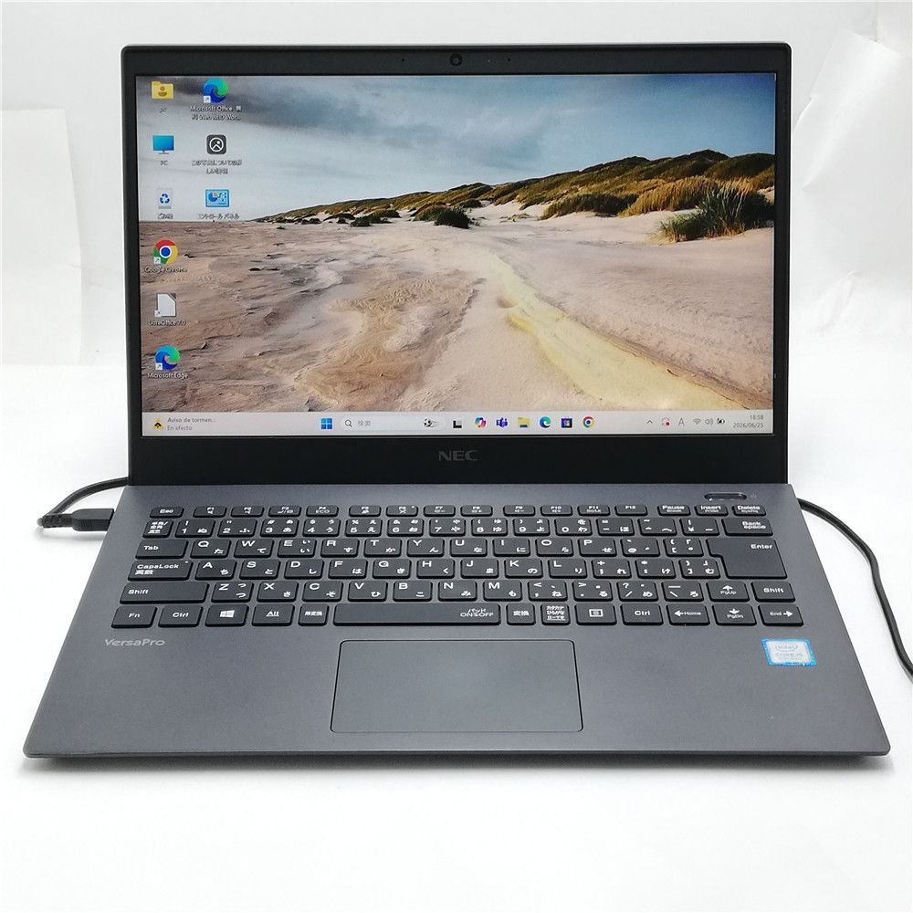 激安 Wi-Fi有 中古ノートパソコン NEC VKT16/G-6 Core i5 8265U 8GB 128GB 高速SSD 無線LAN Bluetooth カメラ Windows11 Office済 即使用可