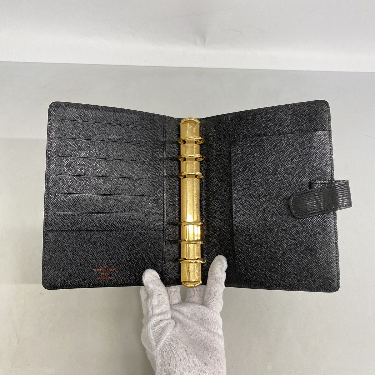 ルイヴィトン R20042 手帳カバー ノワール  LOUIS VUITTON システム手帳カバー エピ 6fd5124-k】ルイヴィトン 手帳カバー エピ アジェンダMM R20202