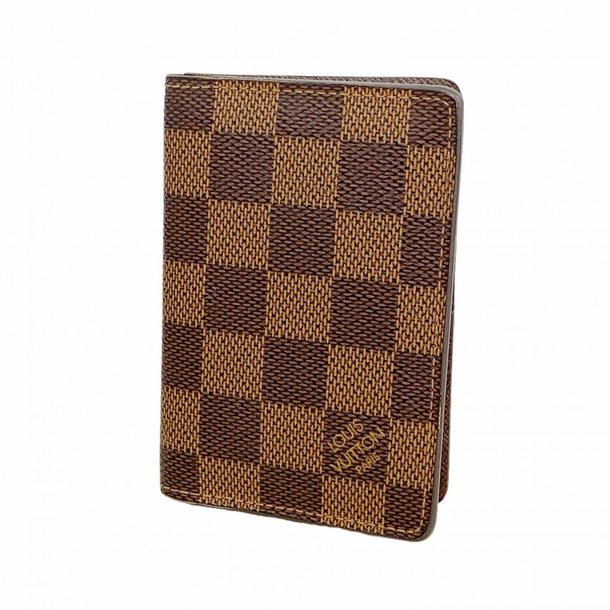 【6fd5129-k】ルイヴィトン カードケース ダミエ オーガナイザードゥポッシュ N61721 エベヌ【中古】メンズ レディース ユニセックス