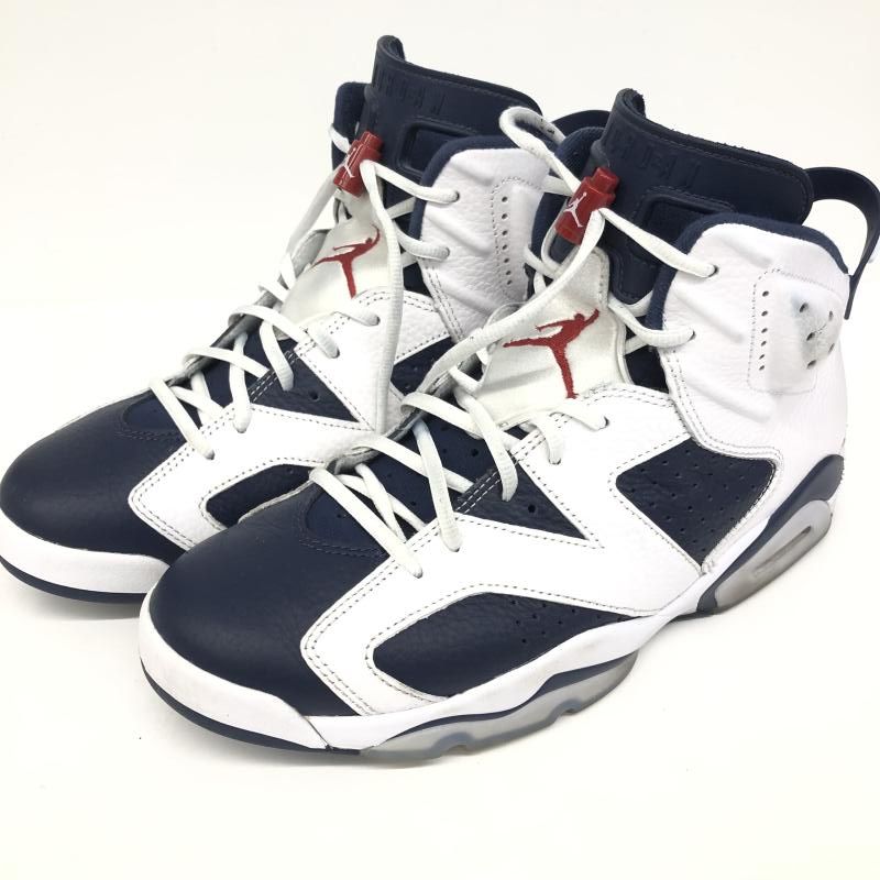 【中古】Nike Air Jordan 6 Retro White and Midnight Navy 29cm CT8529-164 ナイキ エアジョーダン[66]