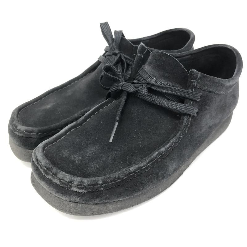 【中古】Clarks ワラビー ブーツ ブラック 11826 26.5cm[66]