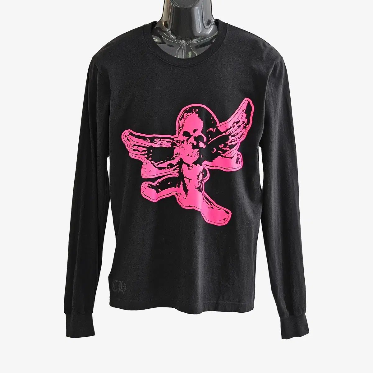 未使用 CHROME HEARTS クロムハーツ フォーティ Tシャツ ロングスリーブ M ブラック DRED2871