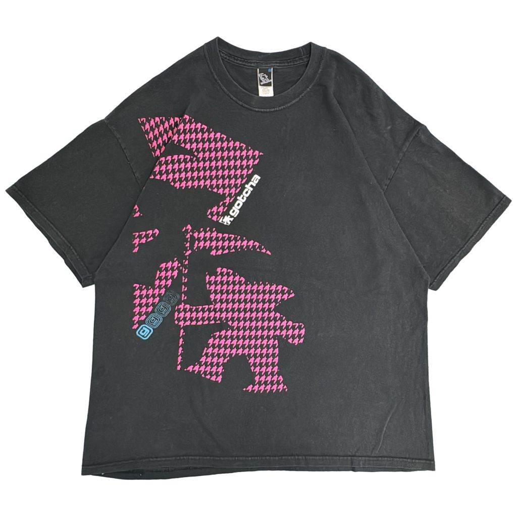 GOTCHA ガッチャ Ｔシャツ ブラック(メンズ XL)中古 古着 Y4331