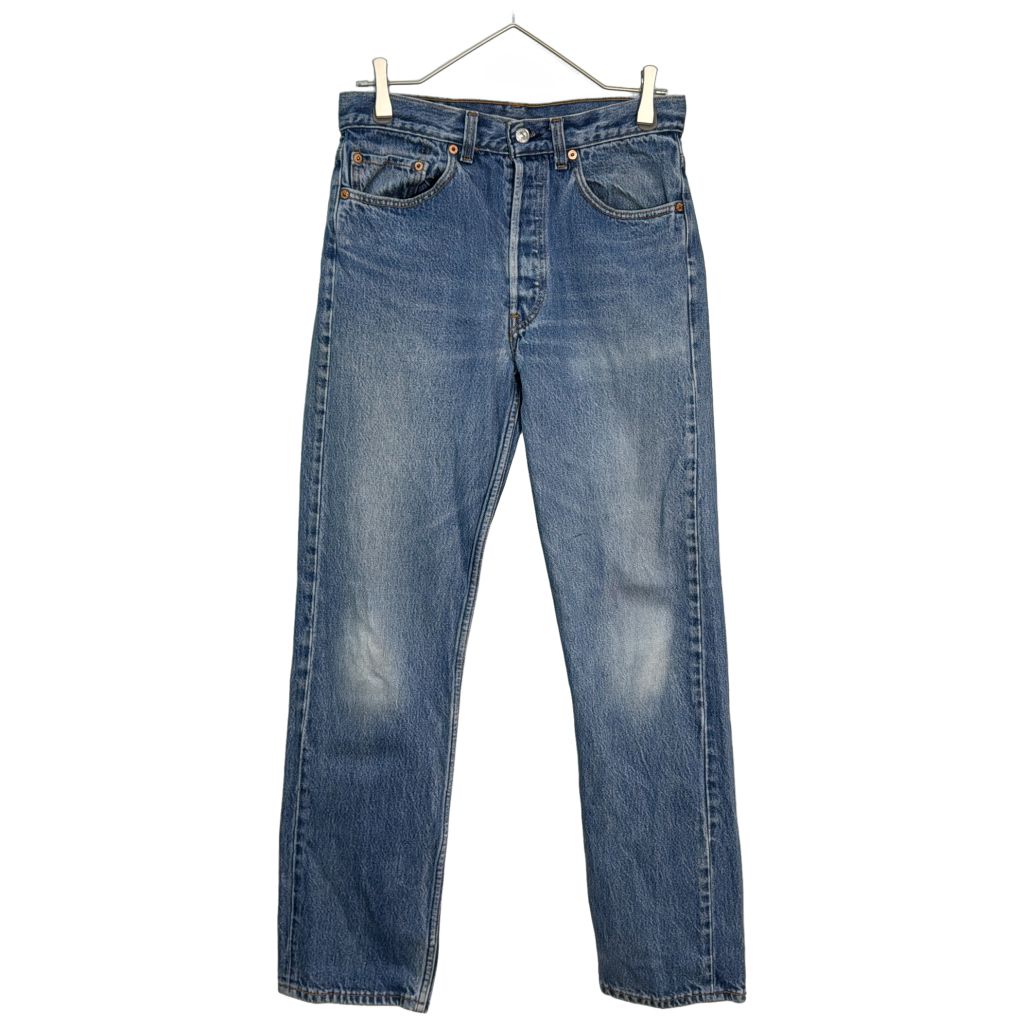 90年代 USA製 Levi's リーバイス 501 デニムパンツ ブルー(メンズ W31 L32)中古 古着 Y4355