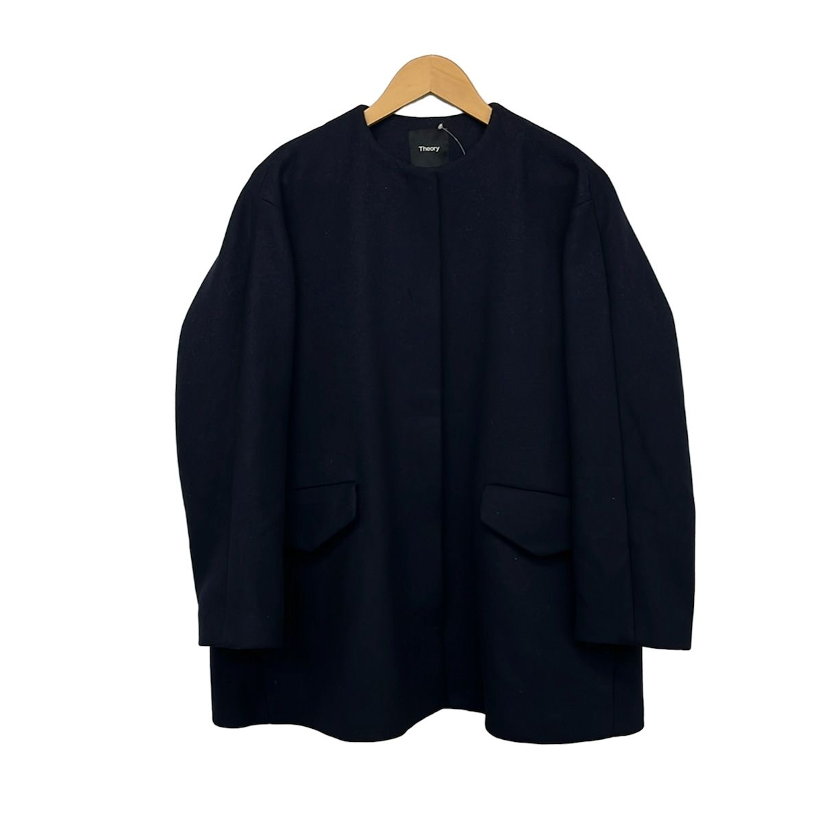 theory(セオリー) コート サイズS レディース美品 - ダークネイビー