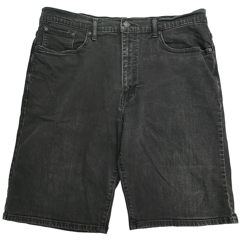 リーバイス569ブラックデニムw28 2000年代　フィリピン製 Levi's リーバイス 569 デニム ショートパンツ ブラック(メンズ W38
