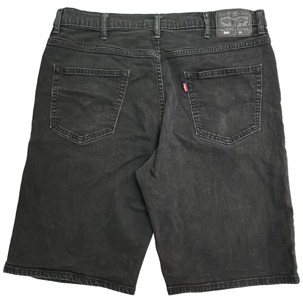 Levi's リーバイス 569 デニム ショートパンツ ブラック(メンズ W38
