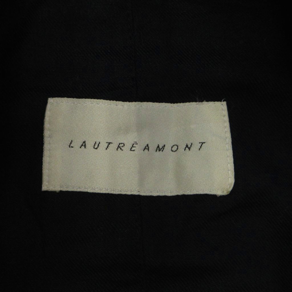 ロートレアモン LAUTREAMONT ステンカラーコート 9 紺 ネイビー 無地