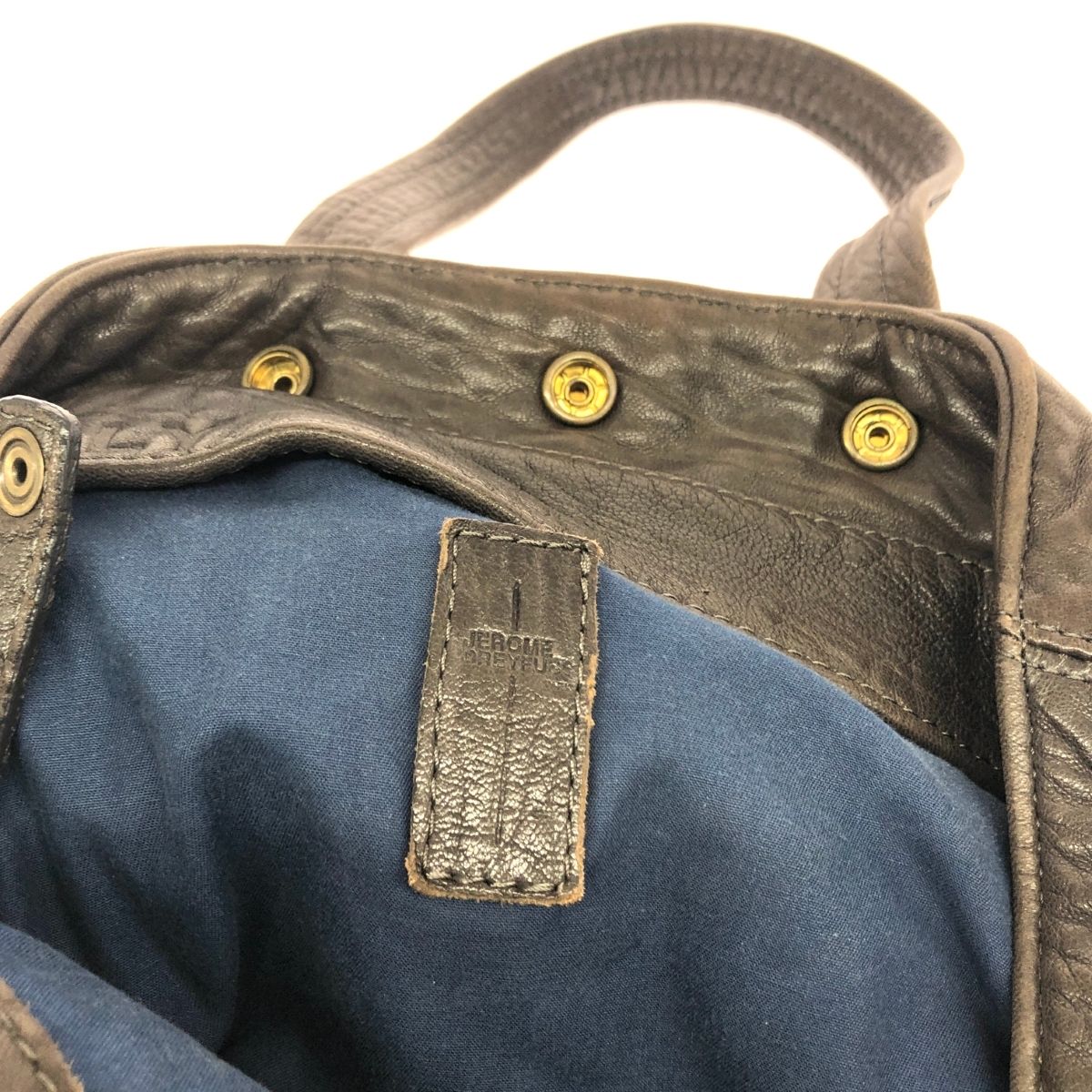 Jerome Dreyfuss ジェロームドレイフュス 2WAYバッグ レザー ブラウン