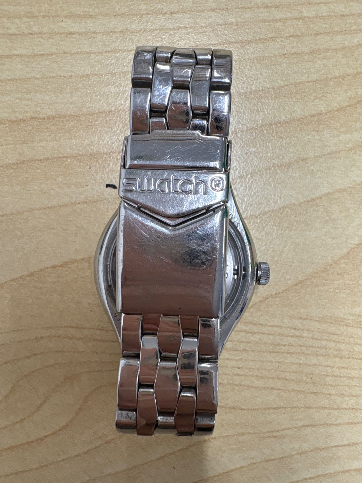 SWATCH IRONY アイロニー スケルトン オートマチック 腕時計 V8 SWATCH IRONY アイロニー スケルトン オートマチック 腕時計 V8 - メルカリ