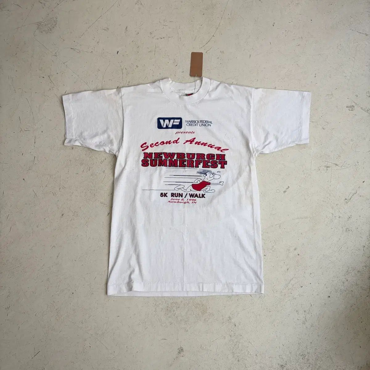 90s USA ニューバーグ サマーフェスト 5K RUN & WALK 半袖 Tシャツ M