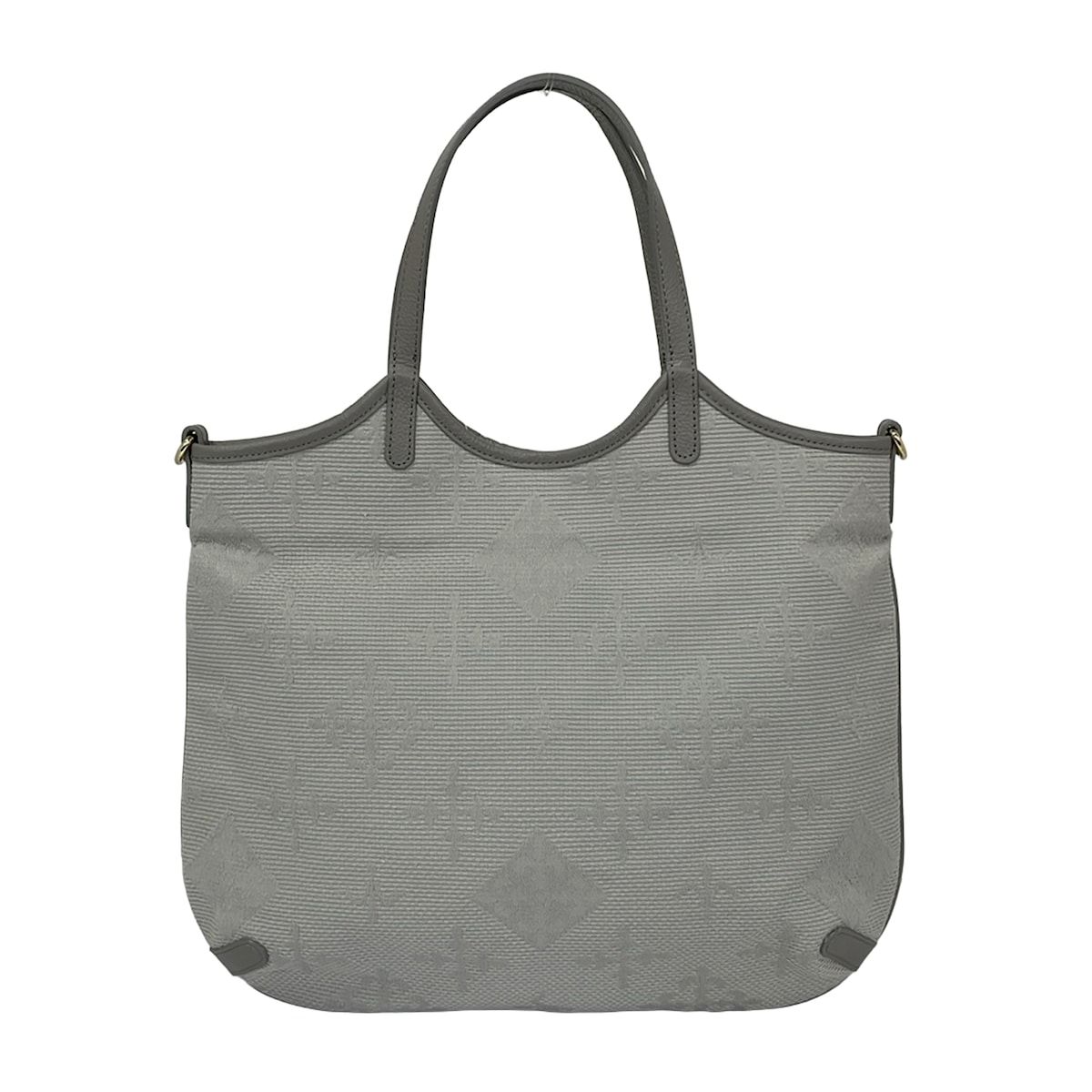 russet(ラシット) トートバッグ美品 - ライトグレー×グレー 2way レザー