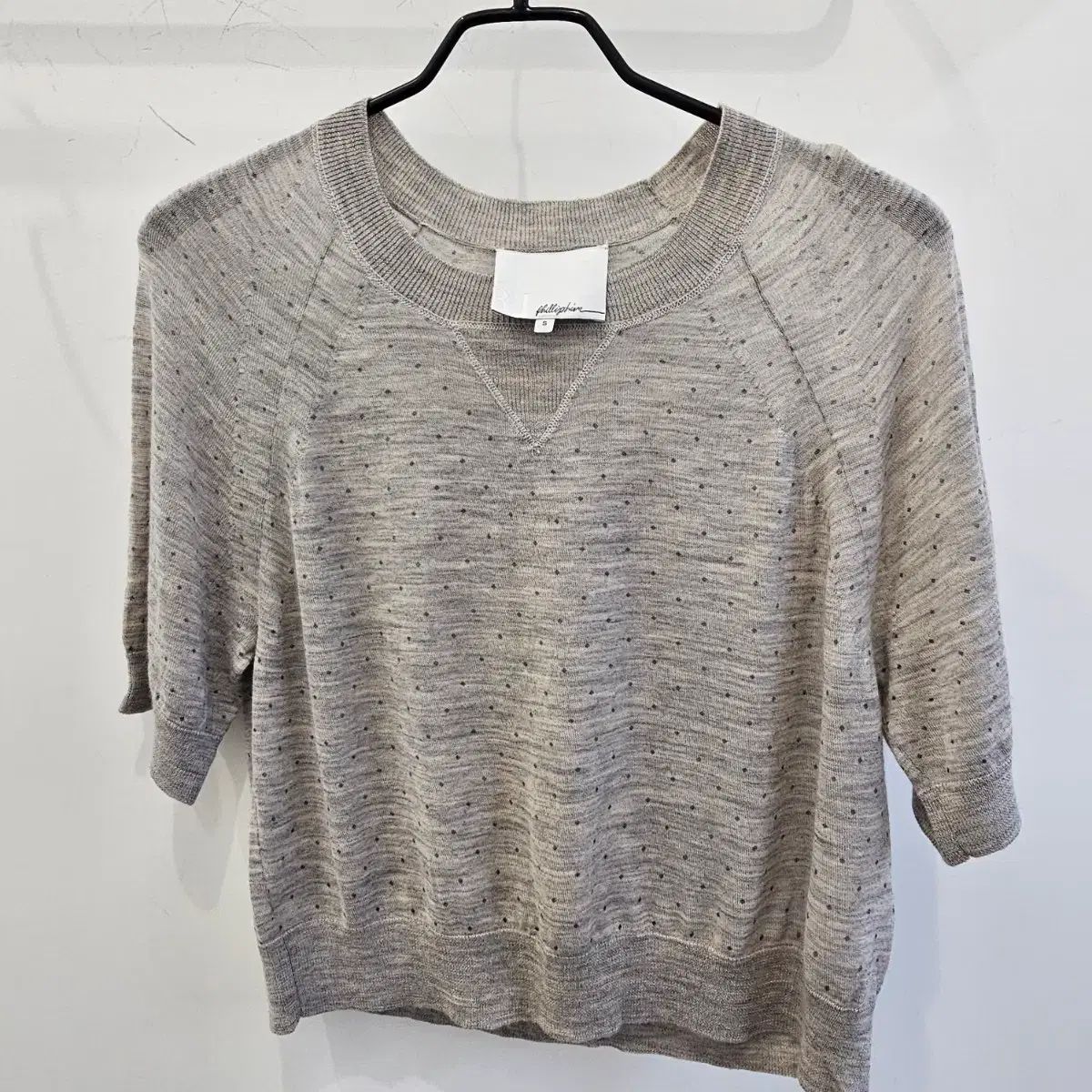 3 1 Phillip Lim ウール カシミア ブレンド 半袖ニット S