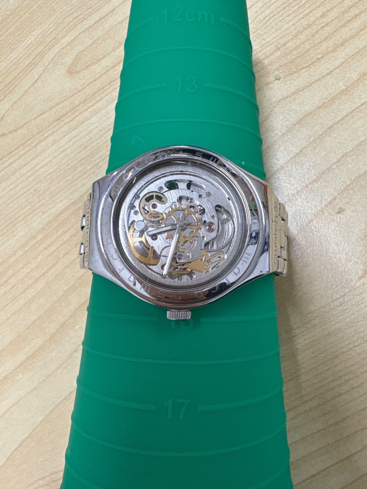 SWATCH IRONY アイロニー スケルトン オートマチック 腕時計 V8 SWATCH IRONY アイロニー スケルトン オートマチック 腕時計 V8 - メルカリ
