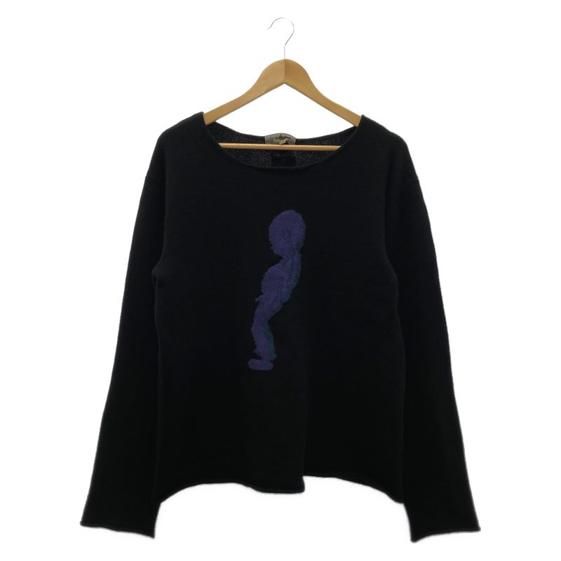 【中古】Yohji Yamamoto 小便小僧 ニット 3 ブラック ヨウジヤマモト[10]