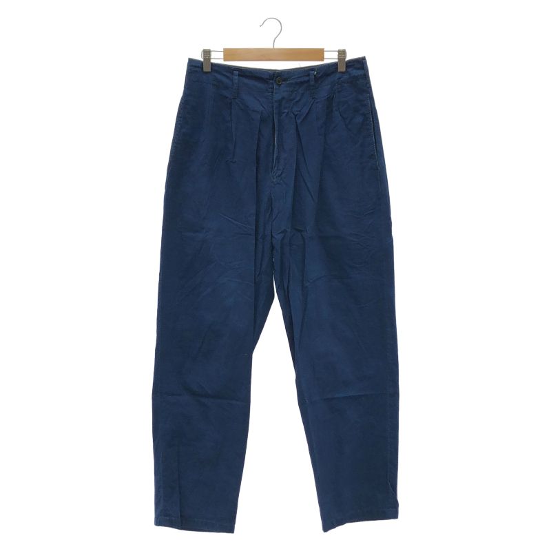 【中古】Y's for men ワイドテーパードスラックス 3 ブルー ワイズフォーメン[10]