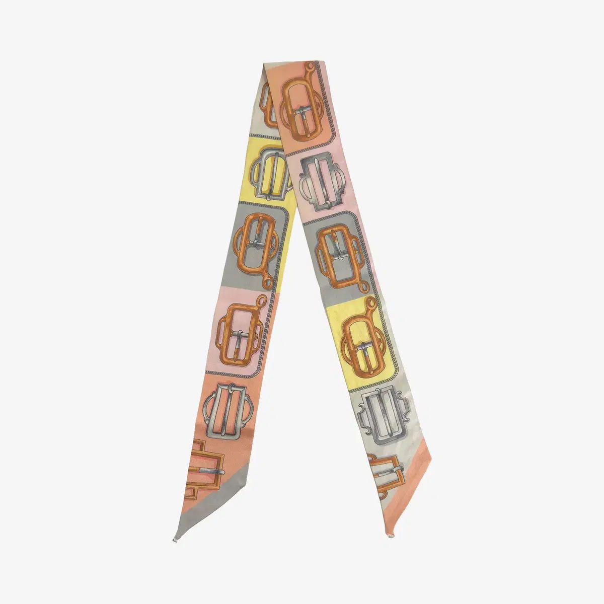 エルメス アトラージュ バックル イラスト バンド ツイリー スカーフ 78O8KVRT