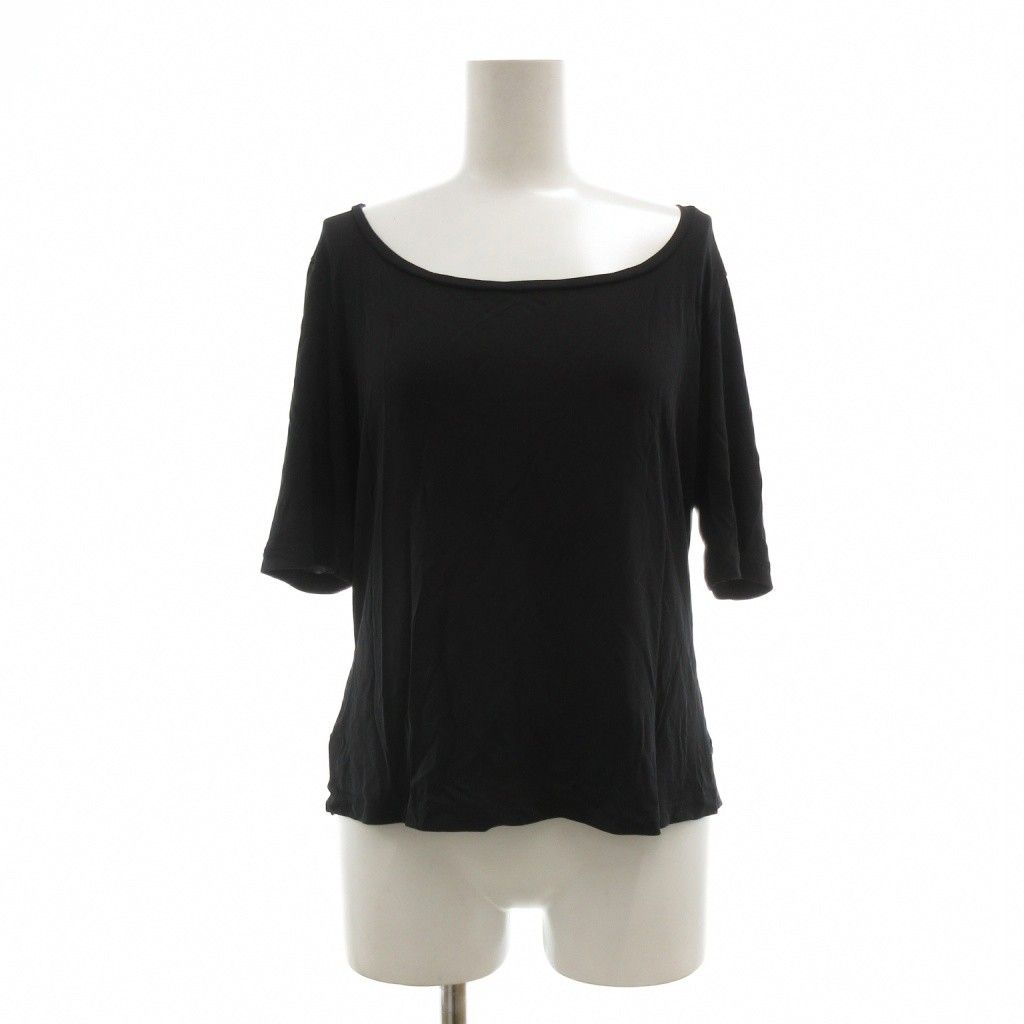 マックスマーラ MAX MARA Tシャツ M 黒 ブラック イタリア製 ボート