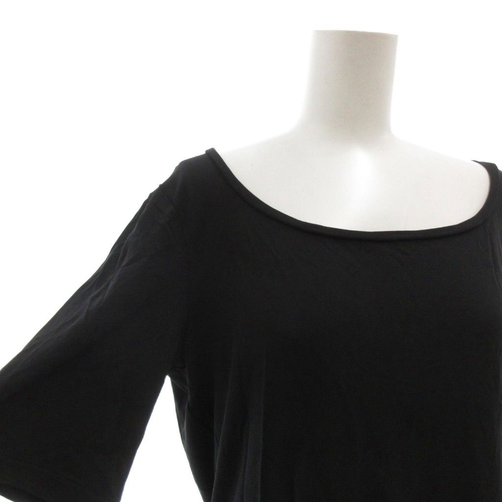 マックスマーラ MAX MARA Tシャツ M 黒 ブラック イタリア製 ボート