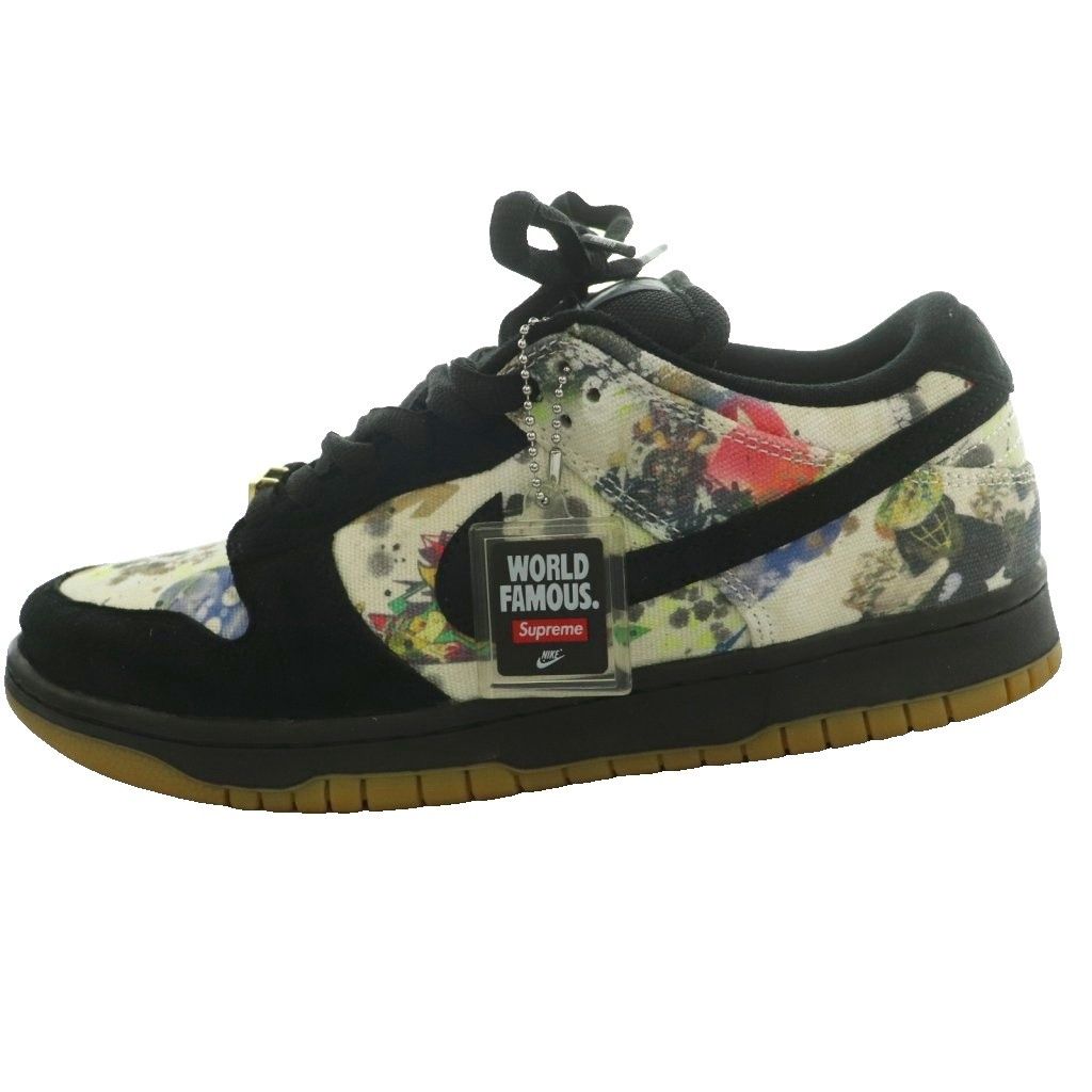ナイキ エスビー NIKE SB × SUPREME ダンク ロー ラメルジー Dunk Low Rammellzee スニーカー US9 27cm マルチカラー 黒 ブラック 白 ホワイト FD8778-001 /SS ■OS ■GY18 26,585円