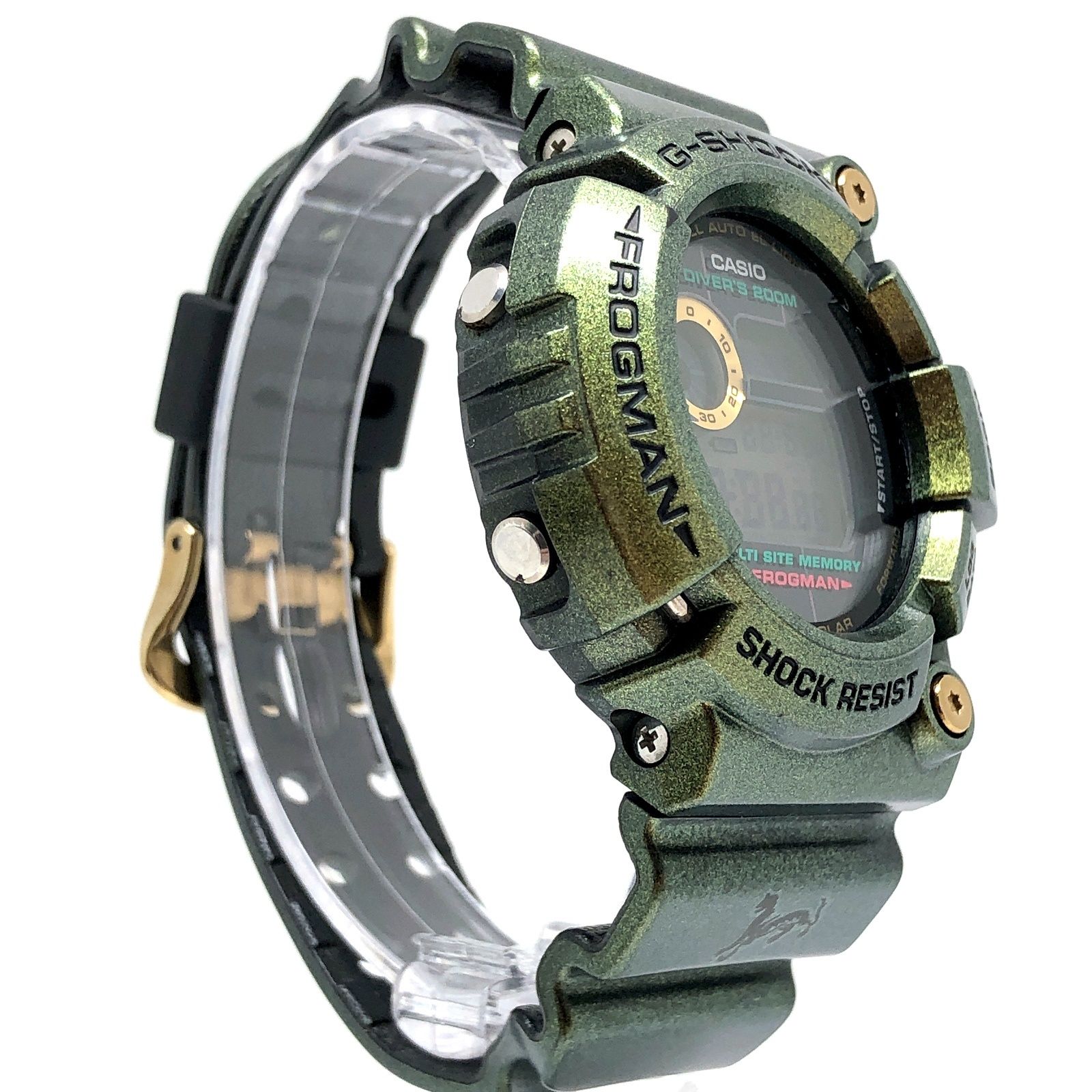 ★美品★フロッグマン ゴールドディフェンダー マジョーラ G-SHOCK G-SHOCK ジーショック GW-200GM-9 フロッグマン ゴールド