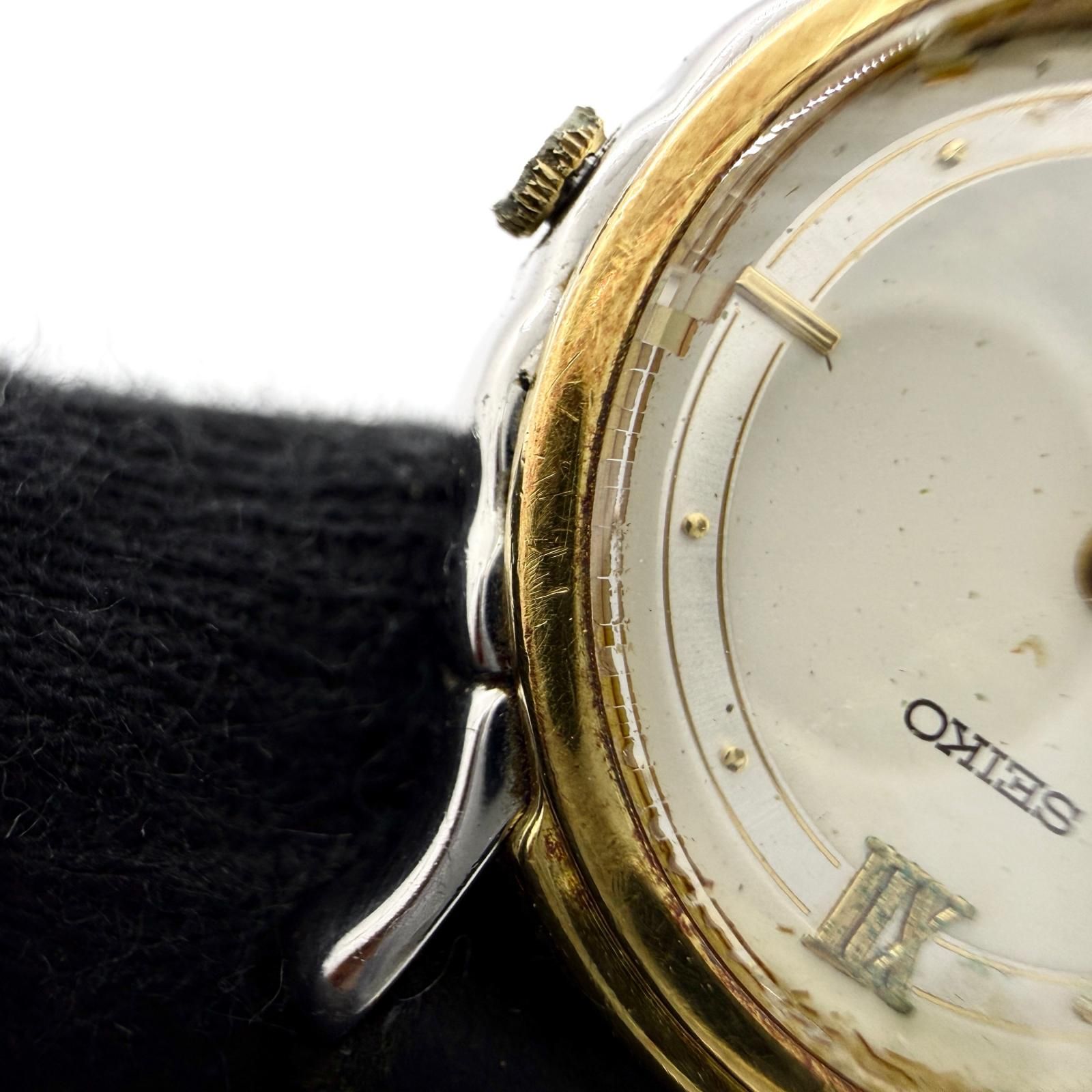 SEIKO セイコー EXCELINE エクセリーヌ シルバー QZ レディース 7321