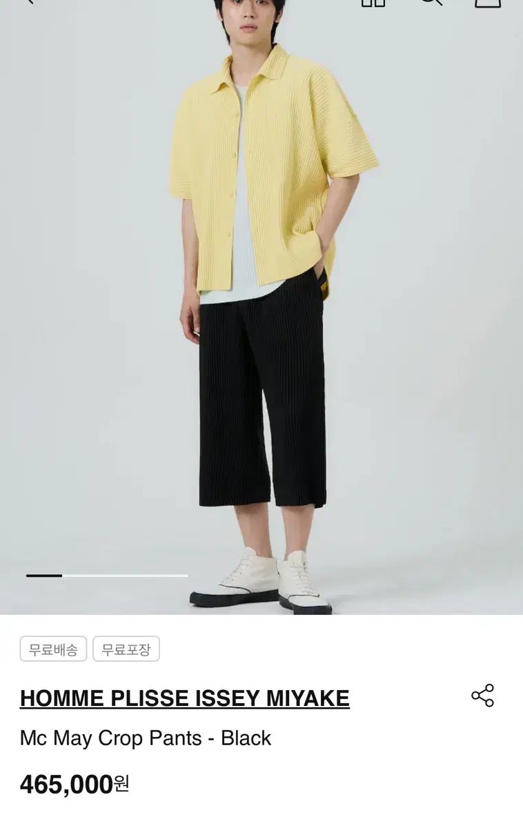 オムプリッセ マンスリー クロップドパンツ 2