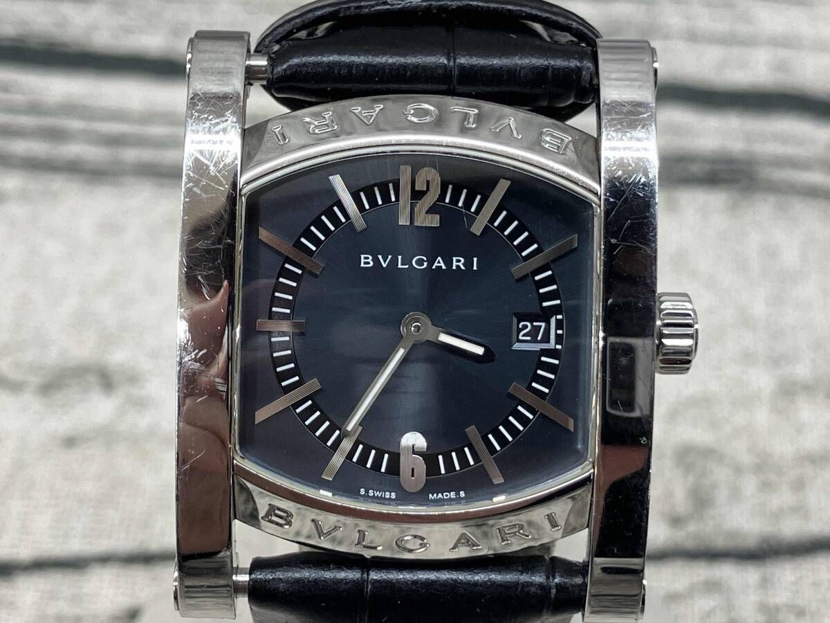 6月27日までセール！【BVLGARI/ASSIOMA】ブルガリ/アショーマ/AA 39 S/クォーツ/R7.12月電池交換・WI済/中古
