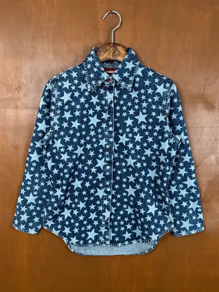 HYSTERIC GLAMOUR(ヒステリックグラマー) 星柄 デニム シャツ