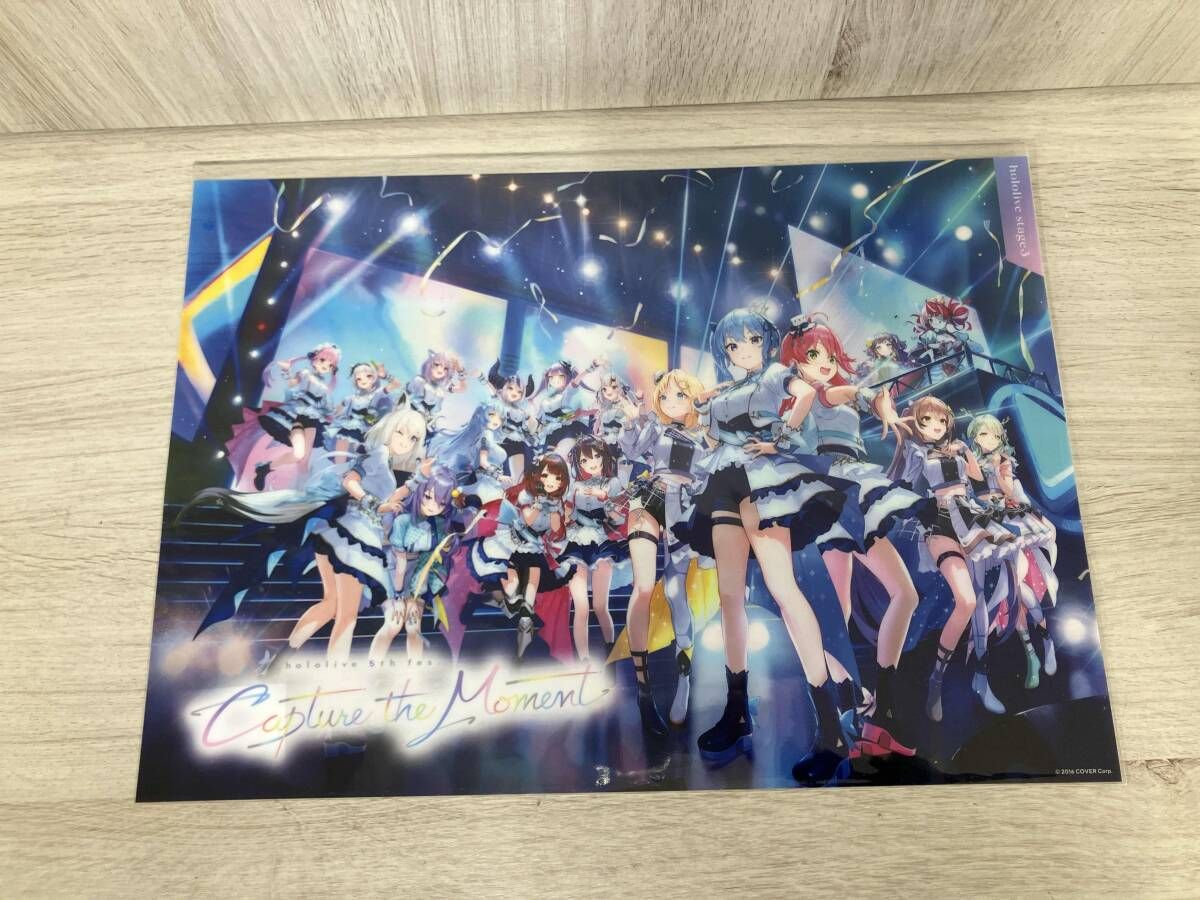 クリアポスター ホロライブ hololive 5th fes. Capture the Moment 