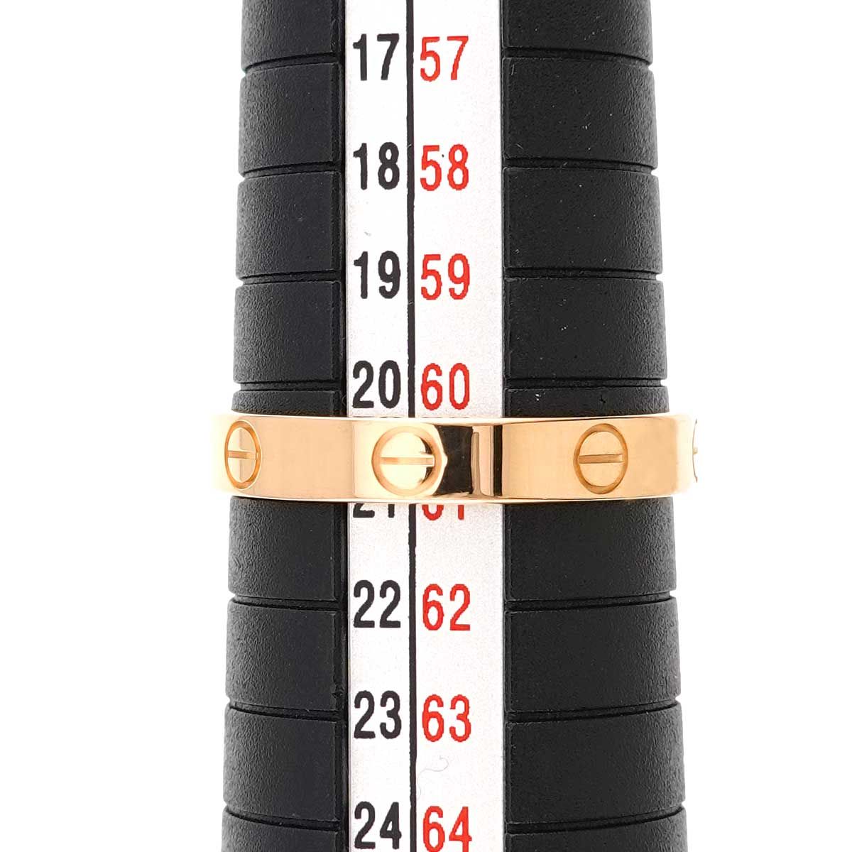 カルティエ Cartier ミニラブ #61 リング K18 PG ピンクゴールド 750