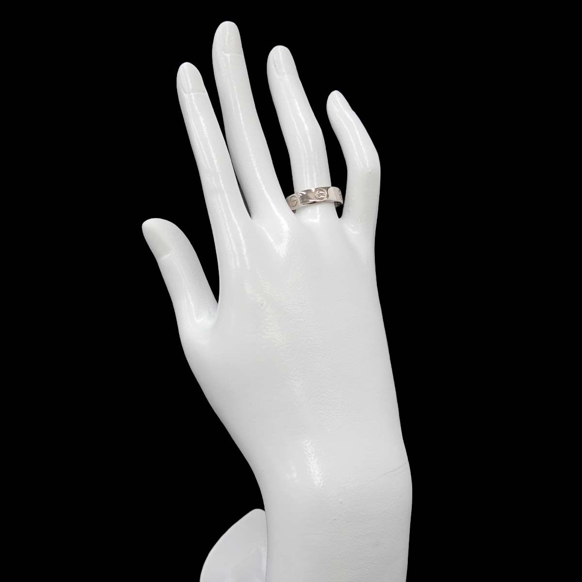 カルティエ Cartier ラブ #55 リング K18 WG ホワイトゴールド 750
