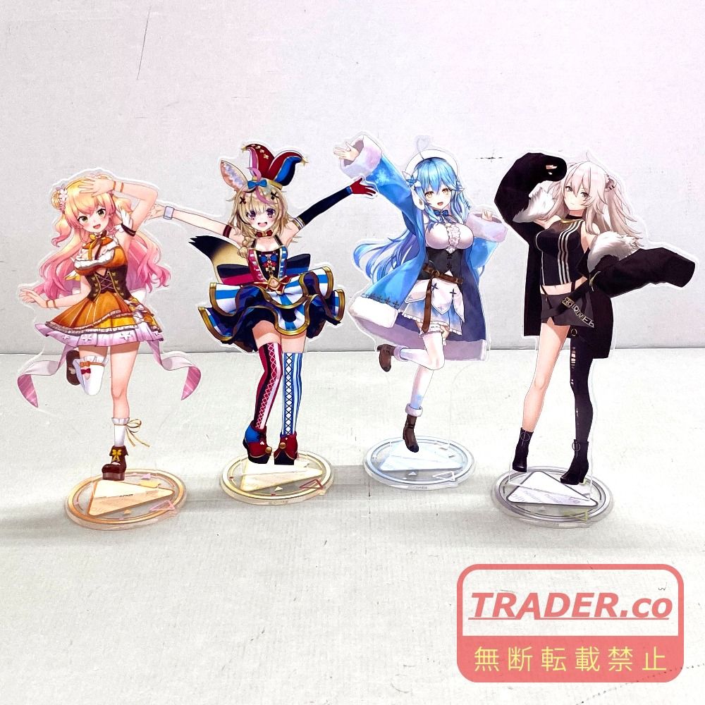 03w27524ホロライブ アクリルスタンド4点セット 桃鈴ねね/尾丸ポルカ