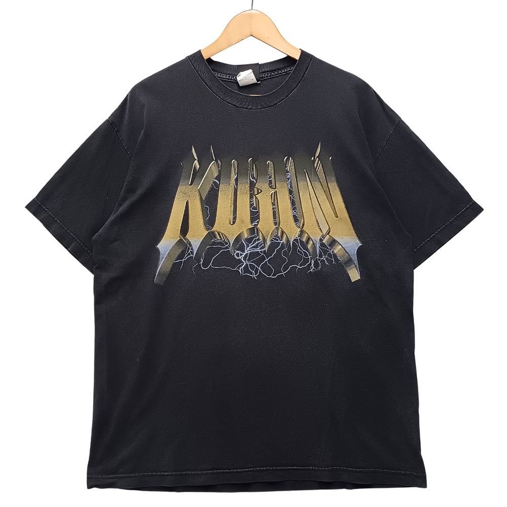 KORN コーン 00s ヴィンテージ バンド プリント 半袖Tシャツ ブラック