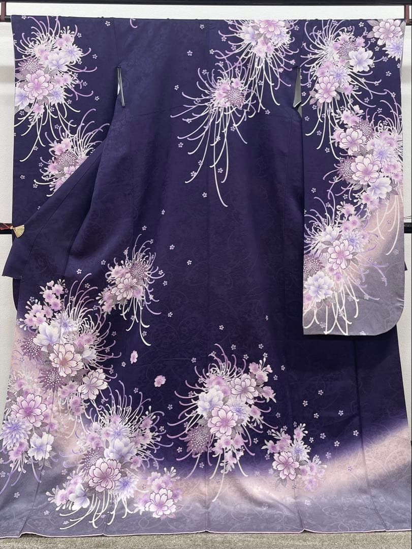 振袖 ラメ刺繍 金彩 紋意匠 身丈175cm トールサイズ MO3839 - メルカリ
