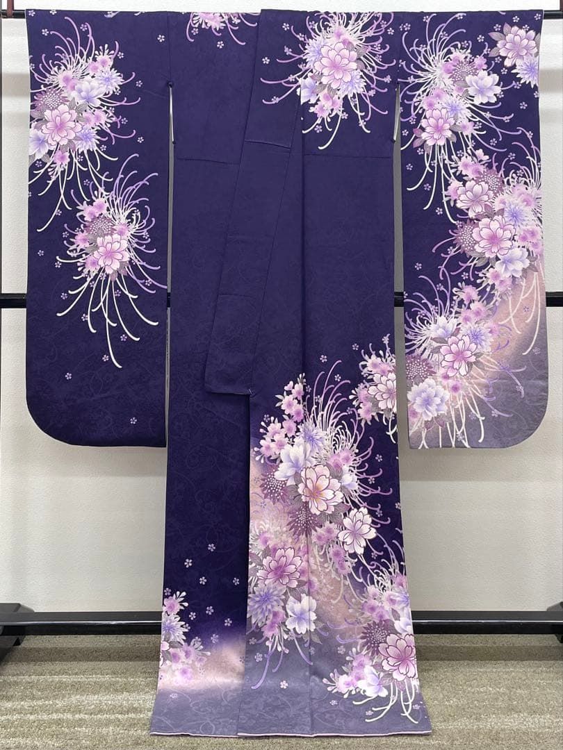 振袖 ラメ刺繍 紋意匠 身丈162cm 撥水加工済 MO3718 振袖 ラメ刺繍 金彩 紋意匠 身丈175cm トールサイズ MO3839 - メルカリ