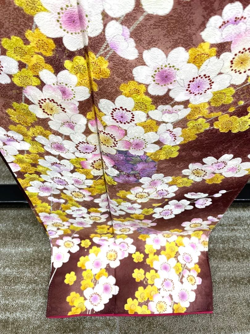 振袖 金駒 金彩 梅 紋意匠 身丈173cm MO3836 - メルカリ