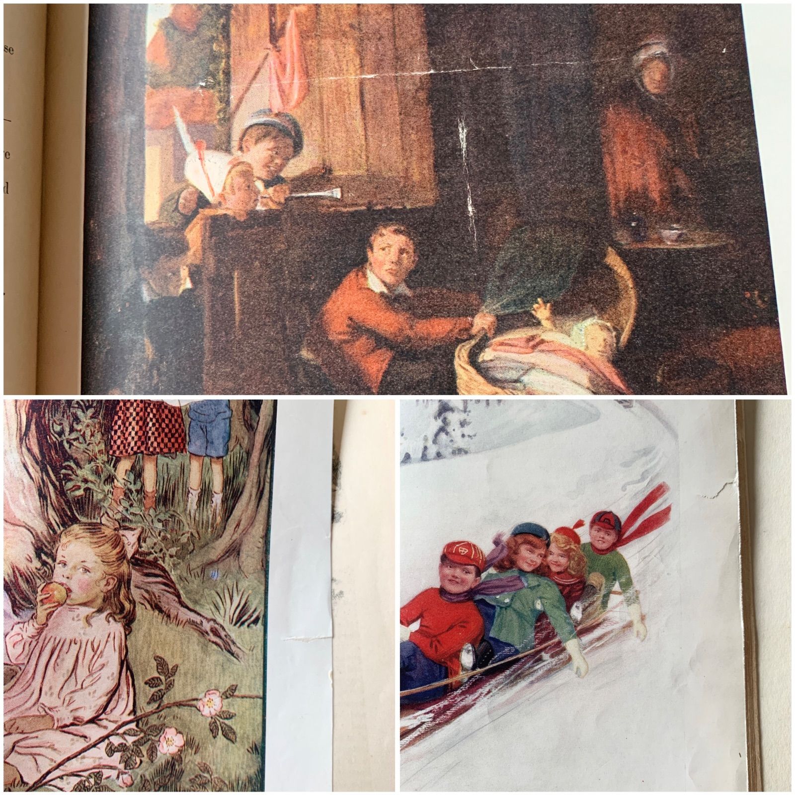 1911-1912年 英国アンティーク児童書-カラー&モノクロ挿絵を眺める
