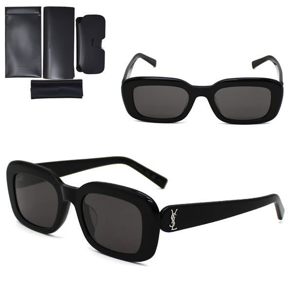 サンローラン サングラス SAINT LAURENT SL M130/F-001 SLM130F-001 アジアンフィット メンズ レディース ユニセックス ブラック 26,962円