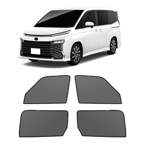 新型 ヴォクシー 90系 メッシュカーテン マグネット式 遮光 換気 サイドバイザー 車用 VOXY 90系 ZWR90W ZWR95W MZRA90W MZRA95W サンシェード 車種専用設計 虫除け 折り畳み式 日除け アクセサリー カ 62eb5efd