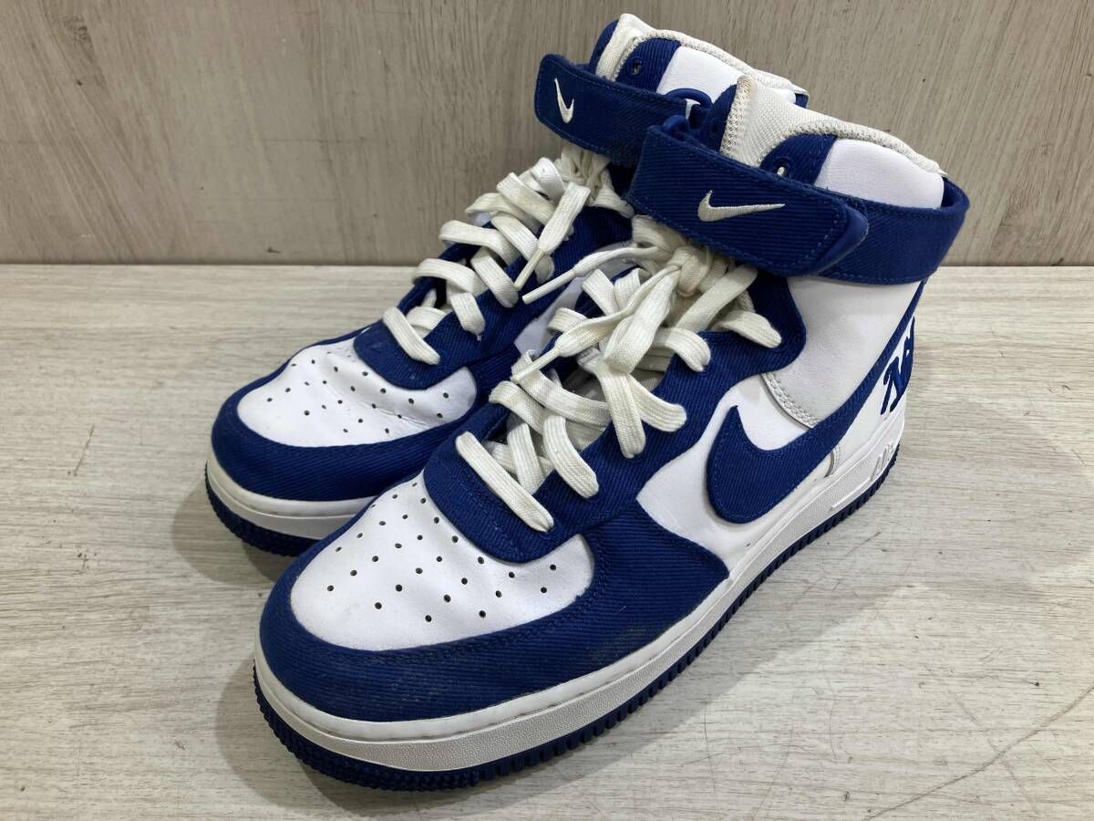 通年 NIKE ナイキ Air Force 1 High EMB 'Dodgers' エアフォース ハイカット ドジャース DC8168-100 26.0cm ブルー×ホワイト