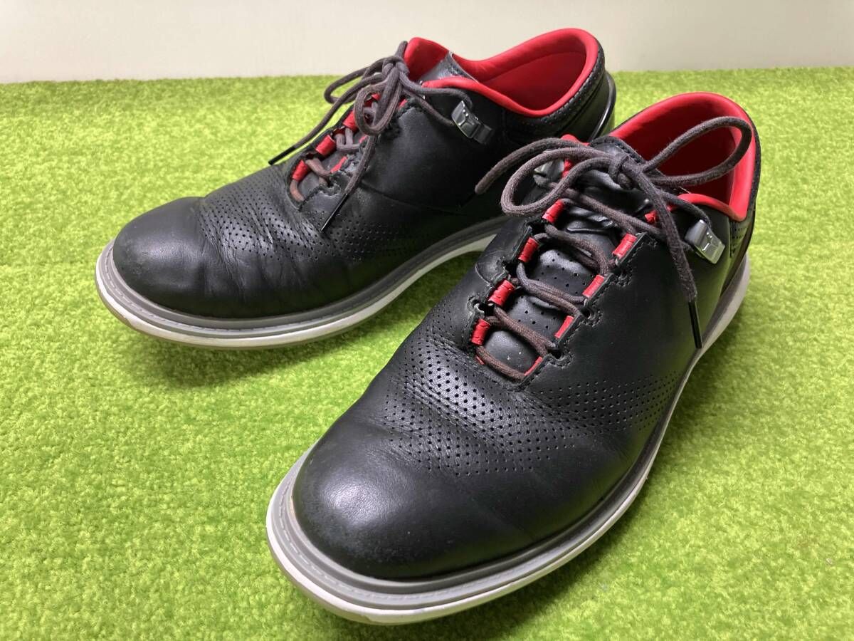 NIKE ゴルフシューズ 25cm Jordan ADG 4 ジョーダン ブラック×レッド
